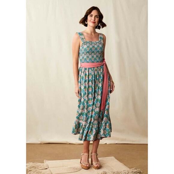 Matilda Jane Enchanted Garden Hummingbird Dress No belt  Large - Picture 1 of 6